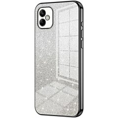 Защитный чехол Deexe Sparkles Cover для Samsung Galaxy A05 (A055) - Black