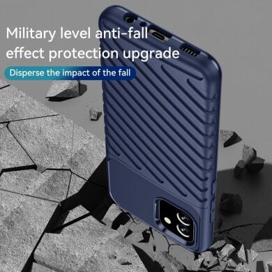 Защитный чехол Deexe Thunder Series для Samsung Galaxy A03 (A035) - Blue