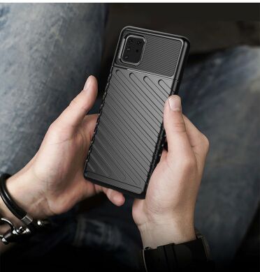 Защитный чехол Deexe Thunder Series для Samsung Galaxy Note 10 Lite (N770) - Black