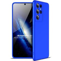 Защитный чехол GKK Double Dip Case для Samsung Galaxy S21 Ultra (G998) - Blue