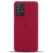 Защитный чехол KSQ Cloth Style для Samsung Galaxy A73 - Red. Фото 3 из 6