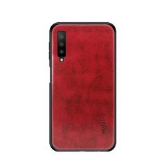 Защитный чехол MOFI Leather Cover для Samsung Galaxy A7 2018 (A750) - Red