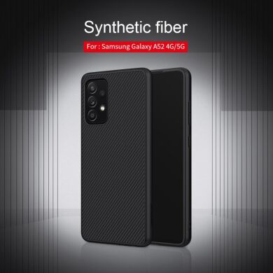 Защитный чехол NILLKIN Synthetic Fiber для Samsung Galaxy A52 (A525) / A52s (A528) - Black