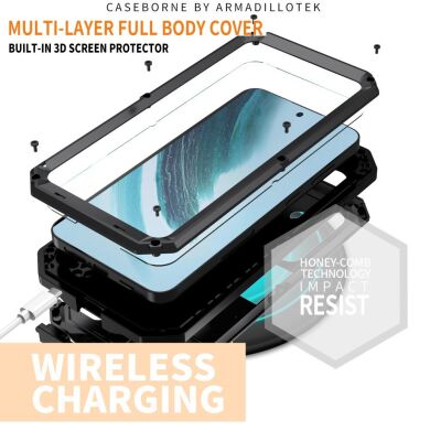 Защитный чехол R-JUST Armadillo для Samsung Galaxy S24 - Silver