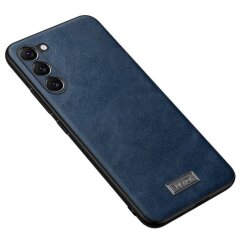 Защитный чехол SULADA Leather Case для Samsung Galaxy S23 Plus - Blue