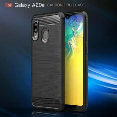 Защитный чехол UniCase Carbon для Samsung Galaxy A20e - Dark Blue
