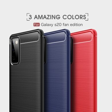 Защитный чехол UniCase Carbon для Samsung Galaxy S20 FE (G780) - Red