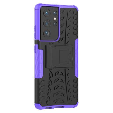 Защитный чехол UniCase Hybrid X для Samsung Galaxy S21 Ultra (G998) - Purple