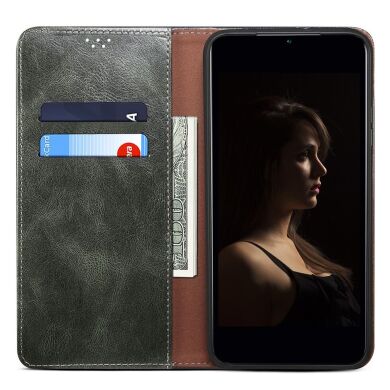 Защитный чехол UniCase Leather Wallet для Samsung Galaxy A04s (A047) / A13 5G (A136) - Green