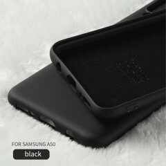 Защитный чехол X-LEVEL Delicate Silicone для Samsung Galaxy A50 (A505) - Black