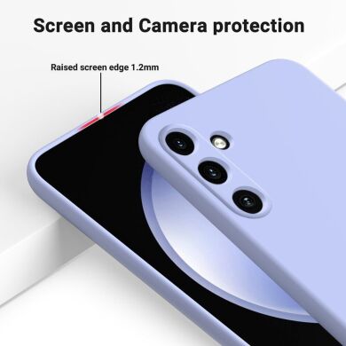 Защитный чехол Deexe Silicone Case для Samsung Galaxy A15 (A155) - Purple