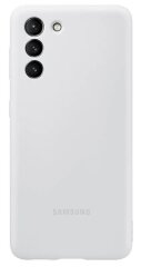 Чехол Silicone Cover для Samsung Galaxy S21 Plus (G996) EF-PG996TJEGRU - Light Gray