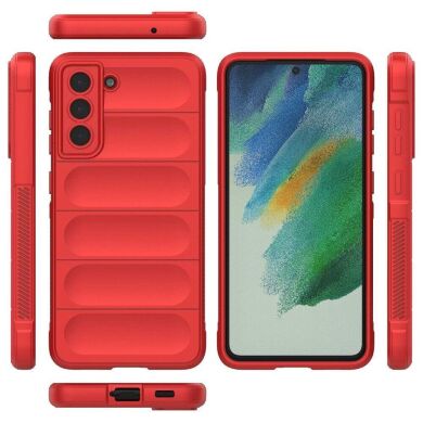 Защитный чехол Deexe Terra Case для Samsung Galaxy S21 FE (G990) - Red
