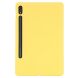 Защитный чехол Deexe Silicone Shell для Samsung Galaxy Tab S7 (T870/875) / S8 (T700/706) - Yellow. Фото 3 из 12