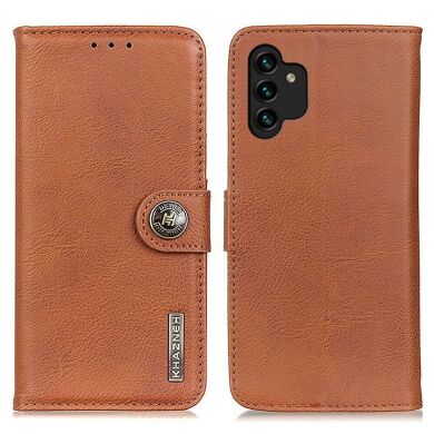 Чехол-книжка KHAZNEH Wallet Cover для Samsung Galaxy A13 (А135) - Brown