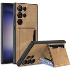 Захисний чохол GKK Leather Case для Samsung Galaxy S24 Ultra - Brown