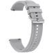 Ремінець Deexe Silicone Band для годинників з шириною кріплення 18 мм - Light Grey