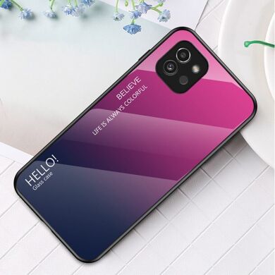 Защитный чехол Deexe Gradient Color для Samsung Galaxy A03 (A035) - Rose