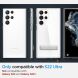 Защитный чехол Spigen (SGP) Ultra Hybrid S для Samsung Galaxy S22 Ultra (S908) - Crystal Clear. Фото 12 из 20
