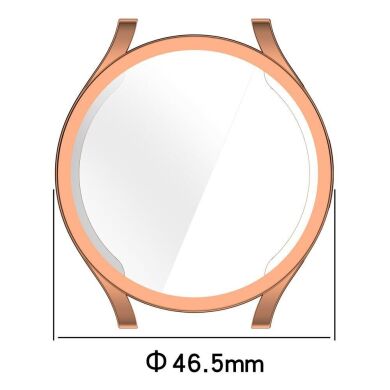 Защитный чехол Deexe Protective Frame для Samsung Galaxy Watch 6 (44mm) - Rose Gold