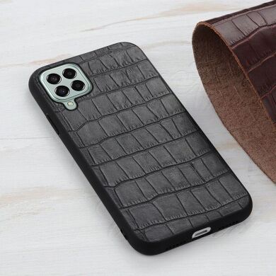 Кожаный чехол UniCase Croco Skin для Samsung Galaxy M33 (M336) - Black