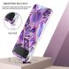 Защитный чехол Deexe Marble Pattern (FF) для Samsung Galaxy Flip 4 - Light Purple. Фото 5 из 6
