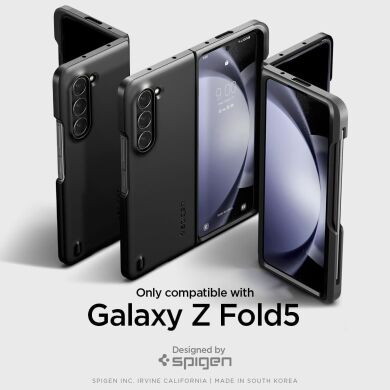 Защитный чехол Spigen (SGP) Thin Fit P (Pen Edition) для Samsung Galaxy Fold 5 - Black