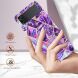 Защитный чехол Deexe Marble Pattern (FF) для Samsung Galaxy Flip 4 - Light Purple. Фото 4 из 6