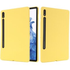 Захисний чохол Deexe Silicone Shell для Samsung Galaxy Tab S7 (T870/875) / S8 (T700/706) - Yellow
