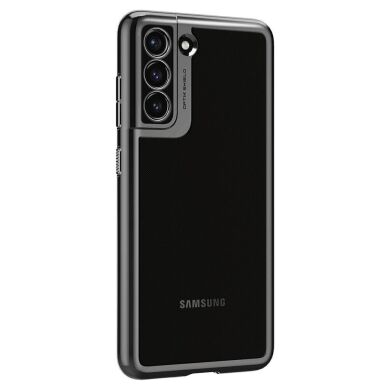 Защитный чехол Spigen (SGP) Optik Crystal для Samsung Galaxy S21 FE (G990) - Chrome Grey