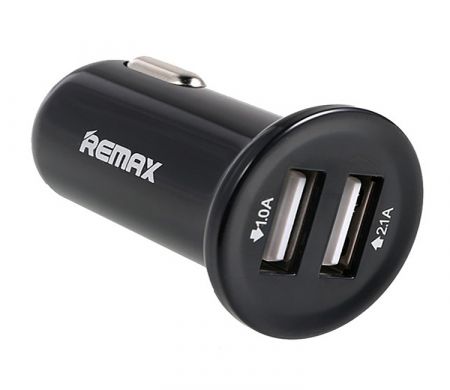 Автомобільний зарядний пристрій REMAX RCC201 mini (2USB) - Black