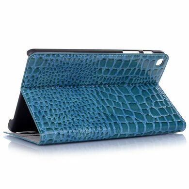 Чехол Deexe Crocodile Style для Samsung Galaxy Tab A 8.0 2019 (T290/295) - Blue
