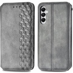 Чохол Deexe Rhombus Wallet для Samsung Galaxy A05s (A057) - Grey