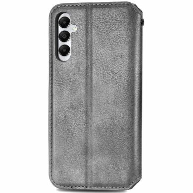 Чехол Deexe Rhombus Wallet для Samsung Galaxy A05s (A057) - Grey