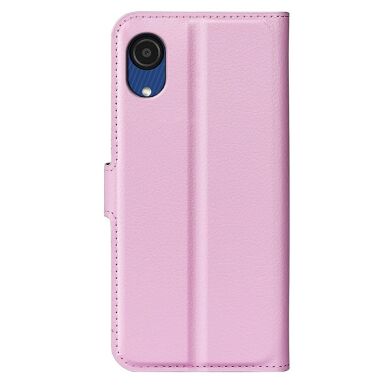 Чехол-книжка Deexe Book Type для Samsung Galaxy A03 Core (A032) - Pink