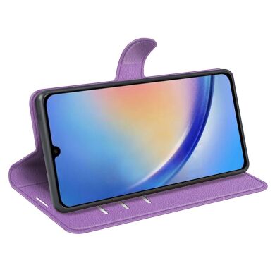 Чехол-книжка Deexe Book Type для Samsung Galaxy A34 (A346) - Purple