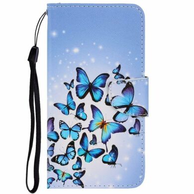 Чехол-книжка Deexe Color Wallet для Samsung Galaxy M11 (M115) - Vivid Butterflies