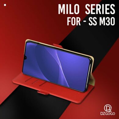 Чехол-книжка DZGOGO Milo Series для Samsung Galaxy M30 (M305) / A40s (A407) - Dark Blue
