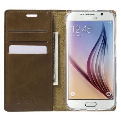 Чехол-книжка MERCURY Classic Flip для Samsung Galaxy S6 (G920) - Brown