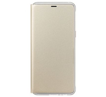 Чехол-книжка Neon Flip Cover для Samsung Galaxy A8+ 2018 (A730) EF-FA730PFEGRU - Gold