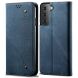 Чехол-книжка UniCase Jeans Wallet для Samsung Galaxy S21 (G991) - Blue. Фото 1 из 15
