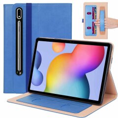 Чохол UniCase Business Style для Samsung Galaxy Tab S7 Plus (T970/975) / S8 Plus (T800/806) - Blue