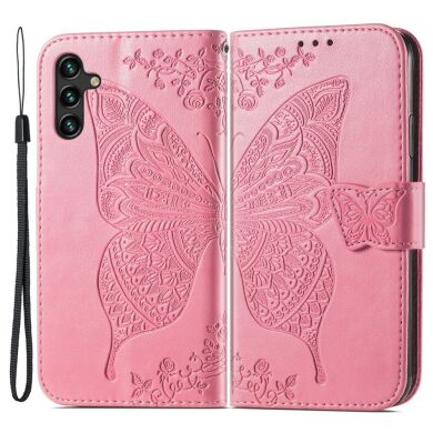 Чехол UniCase Butterfly Pattern для Samsung Galaxy A13 5G (A136) / A04s (A047) - Pink