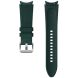 Оригинальный кожаный ремешок Hybrid Band (Size M/L) для Samsung Galaxy Watch 4 / 4 Classic / 5 / 5 Pro / 6 / 6 Classic (ET-SHR89LGEGRU) - Green. Фото 2 из 4