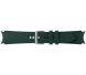 Оригинальный кожаный ремешок Hybrid Band (Size M/L) для Samsung Galaxy Watch 4 / 4 Classic / 5 / 5 Pro / 6 / 6 Classic (ET-SHR89LGEGRU) - Green. Фото 4 из 4