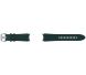 Оригинальный кожаный ремешок Hybrid Band (Size M/L) для Samsung Galaxy Watch 4 / 4 Classic / 5 / 5 Pro / 6 / 6 Classic (ET-SHR89LGEGRU) - Green. Фото 3 из 4