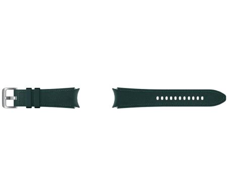 Оригинальный кожаный ремешок Hybrid Band (Size M/L) для Samsung Galaxy Watch 4 / 4 Classic / 5 / 5 Pro / 6 / 6 Classic (ET-SHR89LGEGRU) - Green