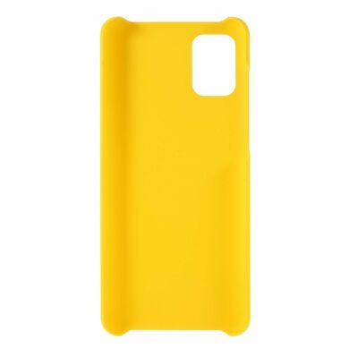 Пластиковый чехол Deexe Hard Shell для Samsung Galaxy A31 (A315) - Yellow