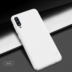 Пластиковый чехол NILLKIN Frosted Shield для Samsung Galaxy A50 (A505) / A30s (A307) / A50s (A507) - White