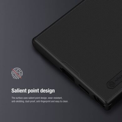 Пластиковый чехол NILLKIN Frosted Shield Pro для Samsung Galaxy S24 Ultra - Green